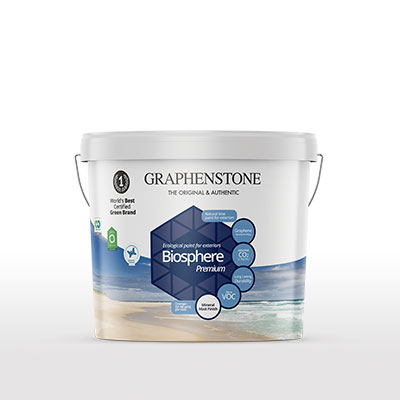 Natural ecological paint with graphene
